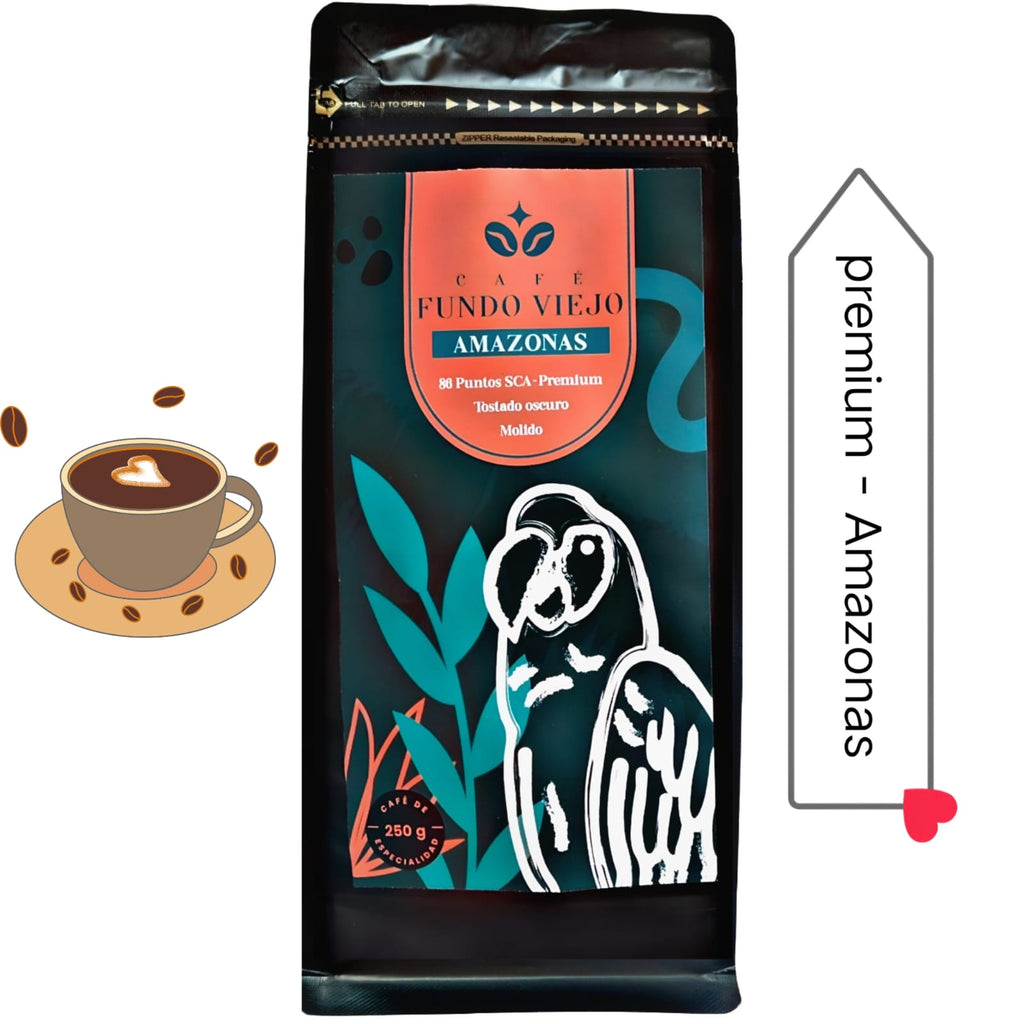 Café Premium,Tostado Oscuro, Molido 250g.