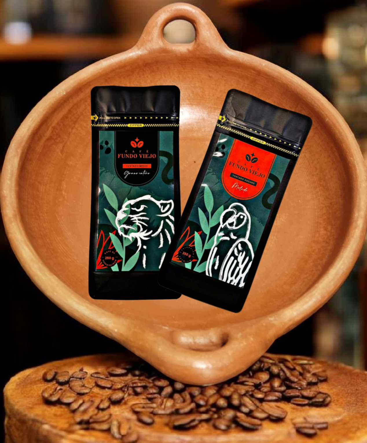 Café Premium,Tostado Oscuro, Molido 250g.